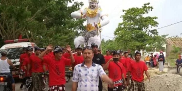 Desa Alosika Konawe Gelaor Acara Ogoh-Ogoh